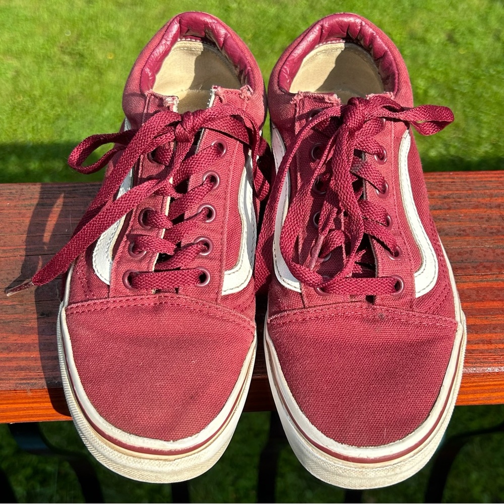 Vans Burgundy Women’s 6.5